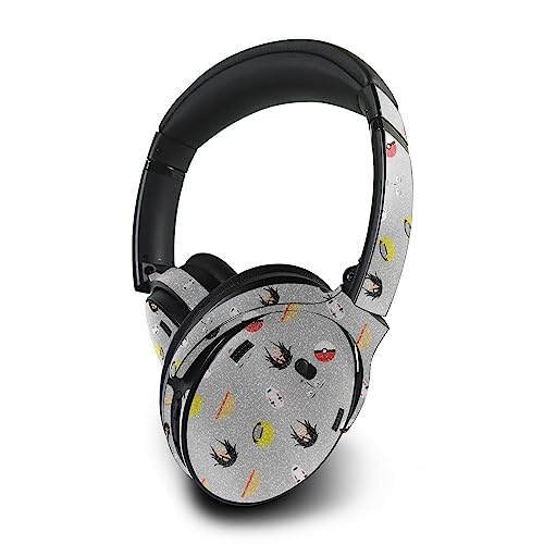 Image of MightySkins Glossy Glitter Skin Compatible With Bose QuietComfort 45 Headphones - Anime Fan | Protective, Durable High-Gloss Glitter Finish | Easy to Apply, Remove, and Change Styles | Made in The USA
