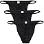 3-pack Black