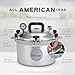 All American 1930: 15.5qt Pressure Cooker/Canner (The 915) - Exclusive Metal-to-Metal Sealing System - Easy to Open & Close - Suitable for Gas, Electric, or Flat Top Stoves - Made in the USA