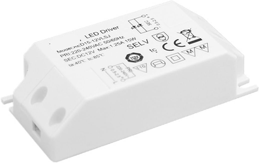 15W12V Constant Voltage Drive Power Supply AED15-12VLSJ Light Strip Light with Power Supply LED Bathroom Mirror Light Mirror