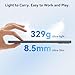 Blackview LINK 2 8.68 inch Tablet, GEMINI AI 2.0 Android 15 Tablets, Mini Portable Tablet with 12GB RAM + 128GB ROM/2TB TF/5G WiFi/180Hz /1080P HD/Widevine L1/5000 mAh 10W/GPS/Google Lens/Face ID