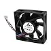 Ruilogod DC12V 0.3A PC CPU Cooler 3 przewody chłodzenia wentylator chłodnicy 8x8x2.5cm Blacka