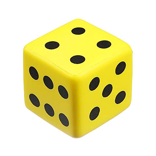 1 Pc Pu Sponge Dice,Table Games Accessory 8Cm Big Square Blocks For School Family Math Teaching/Party Favors And Supplies/Educational Learning #TOP30