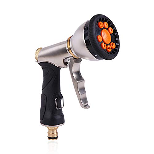 Preisvergleich Produktbild Yililay Gartenbrause Garten Handbrause Hochdruck Handsprüher für Bewässerung Rasen, Autowaschen, Haustier Baden, Bürgersteig Reinigung
