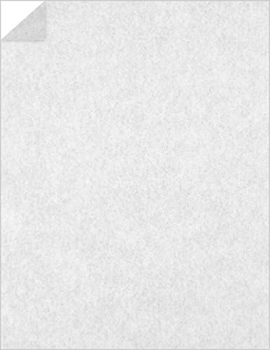 Pergamenata White Paper - 8 1/2 x 11 Parchment Vellum, 74lb Text, 50 Pack