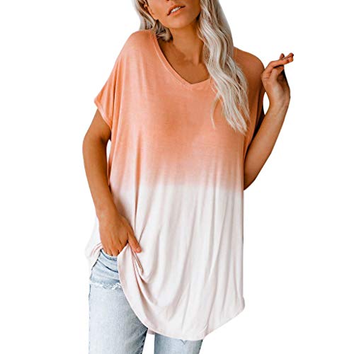 Blusa con Panel de Malla con Estampado de Cuello Alto para Mujer...
