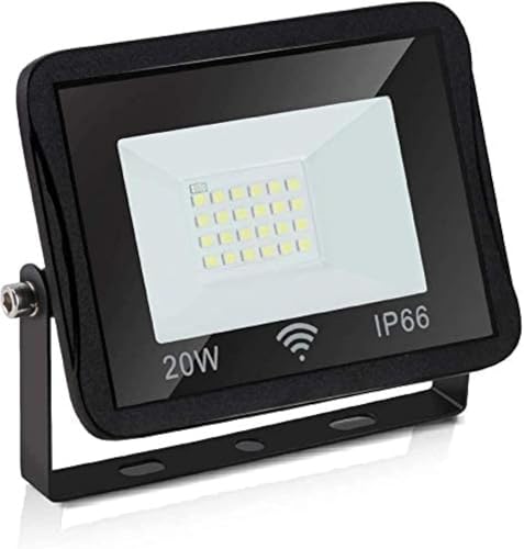 2pack Luces De Seguridad De 50w con Sensor De Movimiento, Reflectores De Radar Led, Luz Exterior con Sensor De 4250 Lúmenes Súper Brillante, Ip66 A Prueba De Agua Perfec, Daylight White, 30w