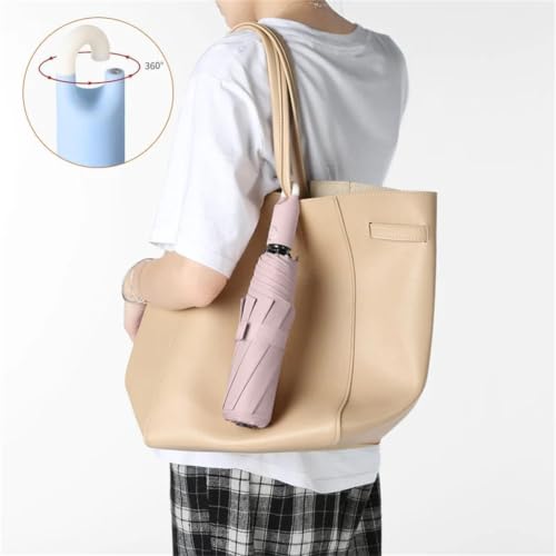 Travel Umbrella Compact, Portable Reinforced Frame Tear Resistant Windproof Automatic Umbrellas,Small Portable for Sun & Rain,Waterproof Heavy Duty Fabric Folding Rain Umbrella for Women Men - image 5