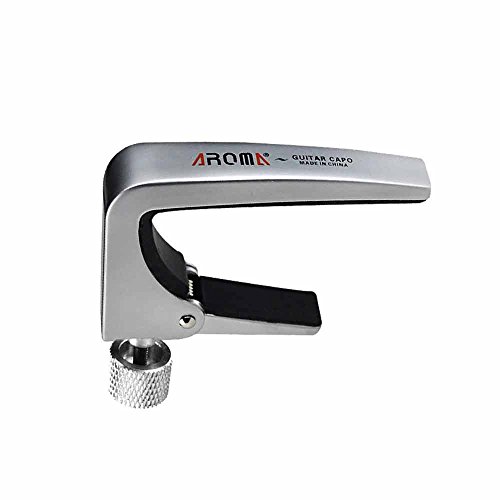 SHUIYUE Arôme AC-11 Guitare Capo en Alliage de Zinc pour Guitares Uniques en Argent,Pince Guitare - Les Beatles, Paul McCartney, John Lennon, RIngo Starr, George Harrison SHUIYUE Arôme AC-11 Guitare Capo en Alliage de Zinc pour Guitares Uniques en Argent,Pince Guitare – Image 6