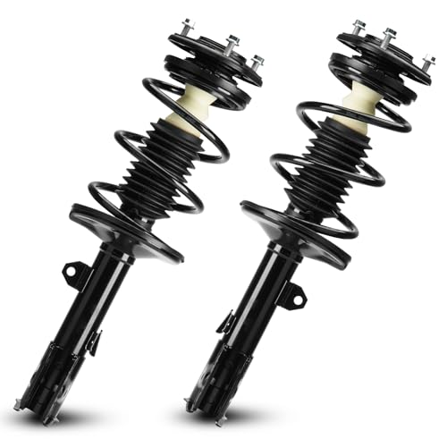 Front Strut Shock Assembly w/Coil Spring Compatible with Toyota Corolla 1.8L 2009 2010 2011 2012 for Matrix 1.8L L4 2011 2012 2013 Replace 472598 472597 (Set of 2)