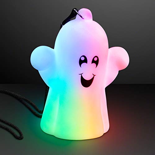 Color Changing LED Ghost Light Up Necklace