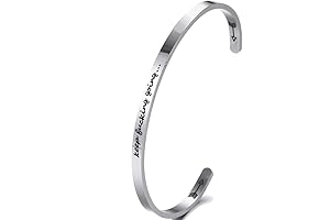 Jude Jewelers Inspirational Stackable Bangle - Keep Funking Going