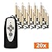 Produktbild 20er-Set Kabellose Mini-LED-Baumkerzen, mit Fernbedienung und Batterien