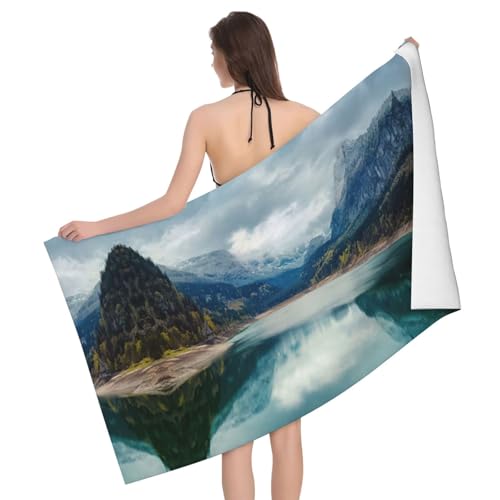 Serviette de bain microfibre absorbante séchage rapide 81x132