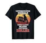 altes moped kaufen Klassisch geschnitten, doppelt genähter Saum.
