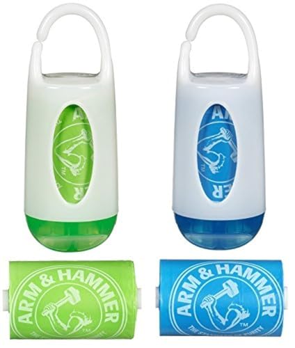 Image of Munchkin Arm and Hammer Diaper Bag Dispenser (Blue/Green)