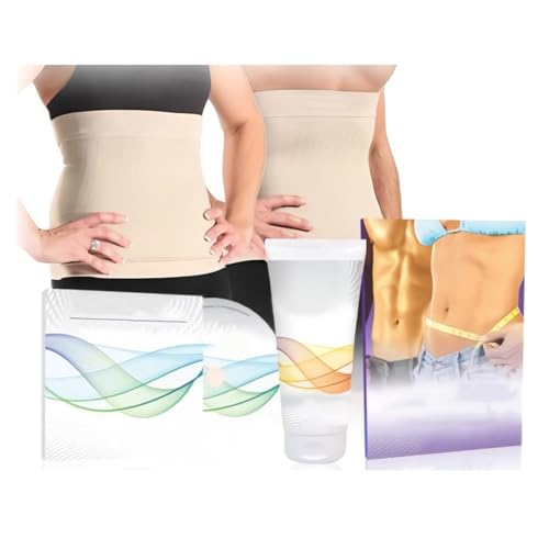 Official Tummy Tuck Belt Slimming System Suitable For Unisex Tummy Tuck Belt Waist Contouring Belt Can Remove Excess Fat From Waist And Abdomen Tummy Tuck Belt As Seen On TV Beige