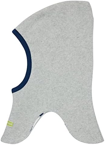 Loud + Proud Kinder Wende-Schlupf - Bio Baumwoll-Fleece Sturmhaube GOTS Zertifiziert