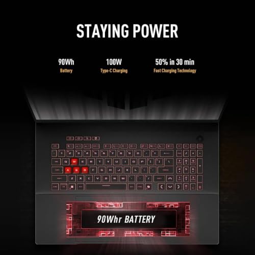 Image of ASUS TUF A18 Gaming Laptop, AMD Ryzen 7 260 (16 Tops XDNA NPU), NVIDIA GeForce RTX 5060, 18 inch FHD+ 144Hz 3ms Display, 64 GB DDR5 RAM, 4 TB SSD, RGB KB, Copilot AI, Windows 11 Pro, Gaming Accessories