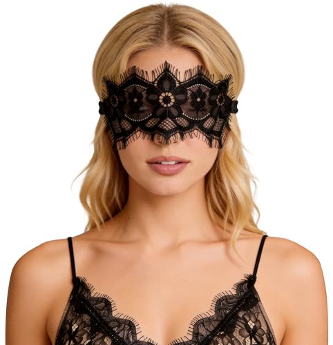Bonnie Z. Leonardo ���f�B�[�X �~�X�e���A�X�u���b�N���[�X�}�X�N ���[�X�ډB���A�C�}�X�N, F-devastatingly Beautiful, Free Size