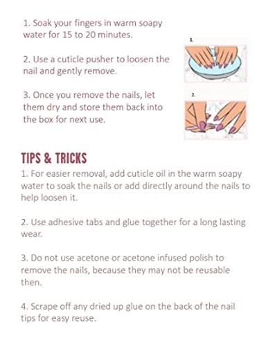VIKSON INTERNATIONAL 20 Pcs EXTRA LONG SKIN NUDE FRENCH TIP UV GEL FINISH Reusable Artificial Nails set WITH NAIL GLUE STICKER SHEET & NAILS APPLY KIT. 3