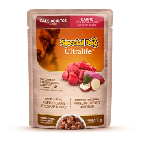 Sachê Special Dog Adulto Carne: Caixa com 12 unidades