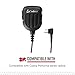 Cobra Handheld Speaker/Mic for Performa 400/450 Business Two-Way Radios - Loud and Clear Audio Projection, Durable Design