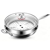Toutrop Titanium Wok with Steamer Basket