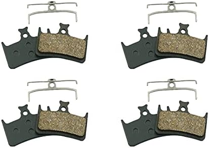 4 Pairs Black Resin Bike Brake Pads Mountain Bicycle Disc Brake Pads/Fit for Hope Tech 3 E4 Bike Parts