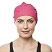 Beemo Women’s Latex Swim Cap – Rubber Bathing Hat - Hot Pink