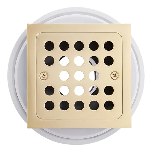 Signature Hardware 446696 Menlo Square Shower Drain - Chrome by Signature Hardware - Used condition - Image 4