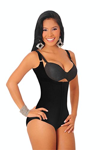 Salome 0417 Fajas Colombianas Reductoras Colombian Shapewear for Women Black 2XL