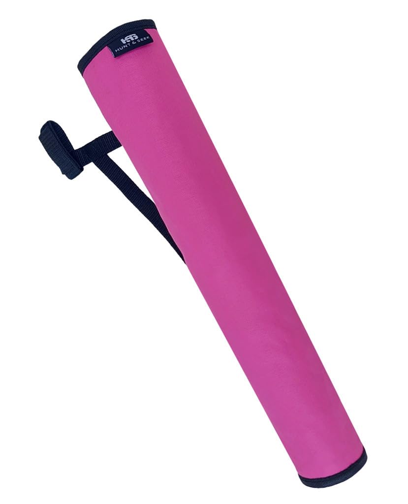 Hunt & Seek Side Archery Quiver Bow Quiver Compound Bow Quiver Compact Hip Arrows Bag Archery Arrow Quiver Bow Hunting Quiver Lightweight Fabric Quiver - Pink
