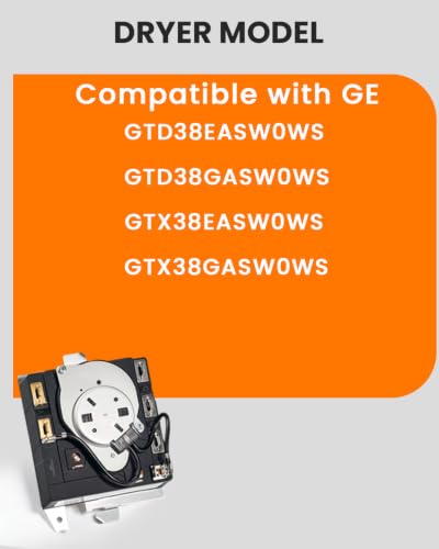 Image of TMD1EM32 WE04X36457 234D2377P006 CKDX36457X Dryer Timer | Compatible with GE /Hotpoint Dryer GTD38EASW0WS GTD38GASW0WS GTX38EASW0WS GTX38GASW0WS Part Replaces AP7243859 PS17873930