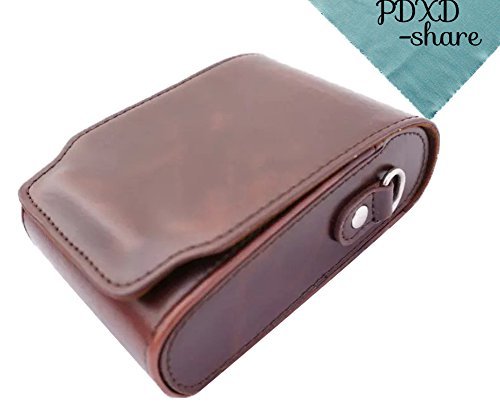 Amazon | pdxd-share PUレザーカメラケースバッグfor Leica v-lux 20 V