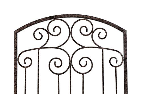 H Potter Garden Trellis For Climbing Plants Vertical Wrought Iron Panels Metal Scroll Wall Trellises Large 8 Foot Decorative Screen #TOP3