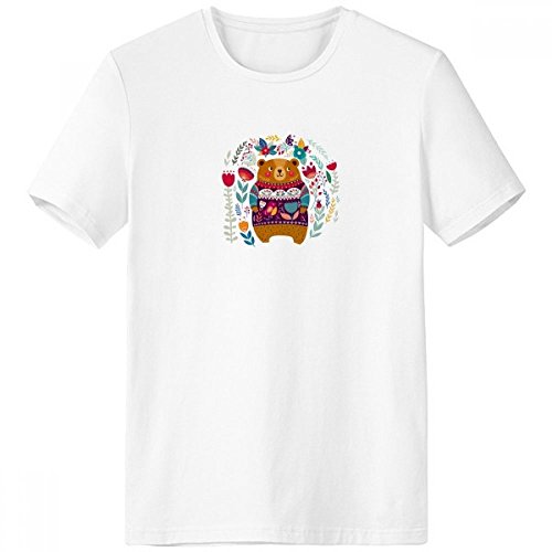 T-shirt ours rose original a offrir en cadeau creatif pour homme taille 3XL