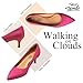 Heel The World Women's Pumps, Fuchsia Kitten Heels for Women, Fuchsia Heels, Size 7.5