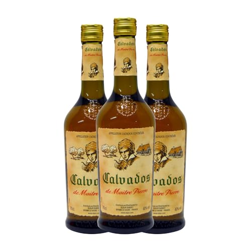 Calvados Slaur Sardet Maitre Pierre Calvados Pays d'Auge 70 cl (Caja de 3 Botellas de 70 cl)
