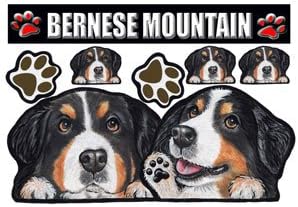 Amazon 犬ステッカー バーニーズマウンテンドッグ1 シール ステッカー デカール 車 バイク