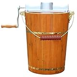 Buffalo Tools 6 Qt. Electric / Hand Ice Cream Maker, Old Fashioned Ice Cream Maker