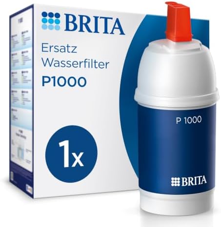 BRITA Filterkartusche P1000 für BRITA Armaturen mit Kalkfilter, 1er-Pack | Original-Ersatzfilter für System mypure P1 & andere BRITA Wasserfilter-Küchenarmaturen, reduziert Kalk, M