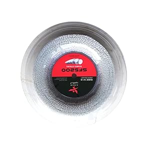 QOOEEDDS Tennis String Draagbare Racket Lage Elasticiteit Nylon Lijn 0.135cm Diameter Harde Draad Reparatie Tool Vervangende Onderdelen 20m