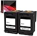 Valuetoner Remanufactured Ink Cartridge Replacement for HP 61XL 61 XL High Yield for Envy 4500 5530 5534, Deskjet 2540 1000 1010, Officejet 4630 2620 4635 Printer (Black, 2 Pack)