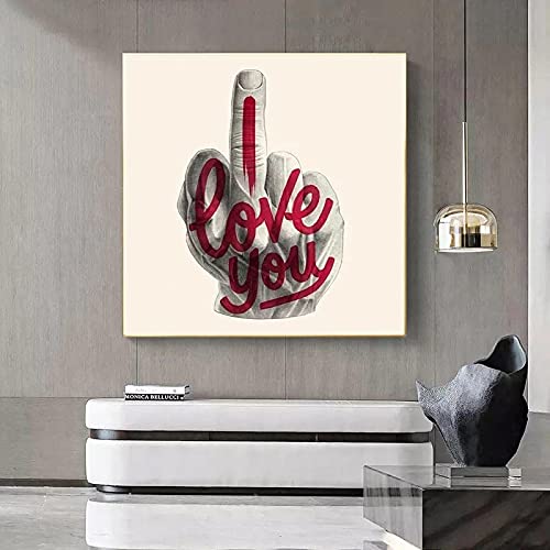 Impression édition Geste toile affiche de mode haut de gamme 60x60 cm - 2