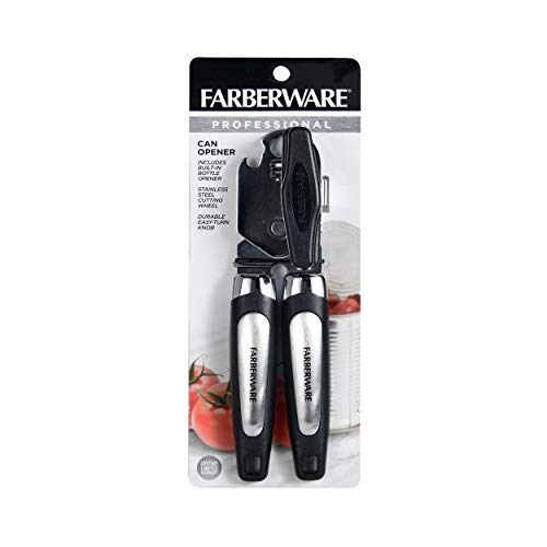 Farberware Professional Can Bottle Opener, One Size, Black/Silver,5227163 #TOP2