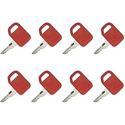 Minicargador John Deere Hachiparts 8Piezas Llave de Encendido T209428 KV13427 ELI80-0138 Compatible con John Deer e Minicargador 326D 328 328D 332 332D 325G 326E 328E 329D 329E Construcción Industrial 240 250 260 270 280