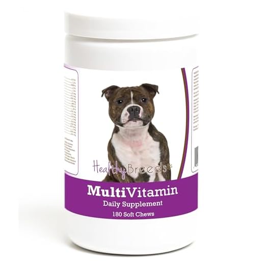Healthy Breeds Staffordshire Bull Terrier Multivitamin Soft Chew for Dogs 180 Count
