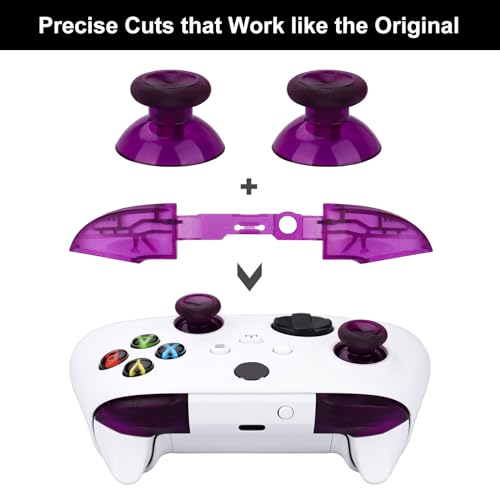 Image of Lb Rb Bumper Button Replacement for Xbox Series X S Controller, Shoulder Trigger Buttons Top Middle Bracket Replacement Parts for Xbox Series X S Controller