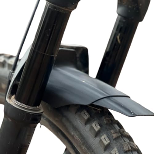 Compatible with Fox 34 and Most Forks, Mountain Bike Fender Mudguard, Carbon Fiber Reinforced, Universal Bolt-On Front Fork Guard for Dirt Mud Protection